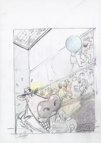 Projet de couverture, La Vache, Johan De Moor