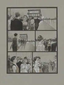 Colored original page, Après l’amour - Venin de femmes, Miguelanxo Prado