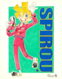 Illustration couleur, Spirou et Fantasio, Spirou et Fantasio à Tokyo (T.49), Hiroyuki Ooshima