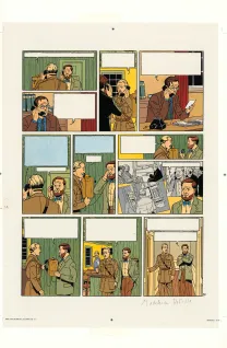 Mise en couleurs, Blake et Mortimer, Signé Olrik (T.30), André Juillard