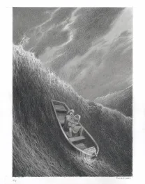 Illustration noir et blanc, Tristan et Iseult, Paul & Gaëtan Brizzi