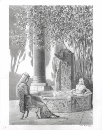 Illustration noir et blanc, Tristan et Iseult, Paul & Gaëtan Brizzi
