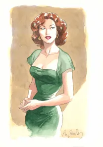 Illustration couleur, Ava, quarante-huit heures dans la vie d'Ava Gardner, Ana Miralles