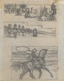 Planche noir et blanc, Corentin, Paul Cuvelier