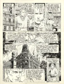 Black and white original page, Le Prince de la Nuit, Le Chasseur (T.1), Yves Swolfs
