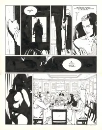 Planche noir et blanc, I.R.$., Le Corrupteur (T.6), Bernard Vrancken