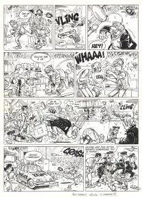 Planche noir et blanc, Léo Loden, Serge Carrère
