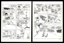Planche noir et blanc, Le Génie des alpages , sabotage et paturage (T.11),  F'murr