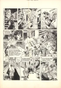 Planche noir et blanc, Poupée d'ivoire,  Franz