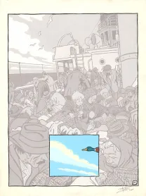 Illustration couleur, Le Silence de Malka, Ruben Pellejero