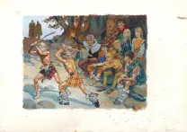 Illustration couleur, Angus, Pierre Joubert