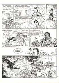 Black and white original page, Kookaburra, Secteur WBH3 (T.2),  Crisse