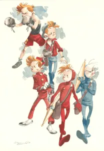 Illustration couleur, Spirou et Fantasio, Aux sources du Z (T.50), José Luis Munuera
