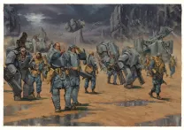 Colored illustration, Game AT 43, Karl Kopinski