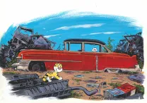 Illustration couleur, Billy the Cat, Stephan Colman