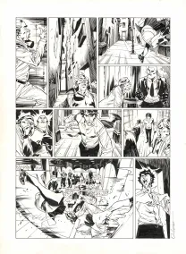 Planche noir et blanc, Jazz Maynard, Sans espoir (T.4),  Roger