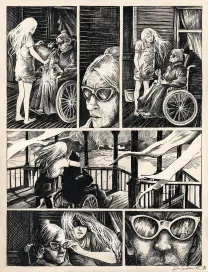 Black and white original page, Daria Schmitt
