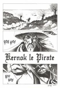 Planche noir et blanc, Kernok le pirate,  Riff Reb's