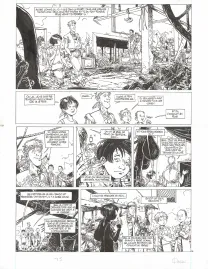 Planche noir et blanc, Petit d'homme, Secret (T.2), Marc N'Guessan