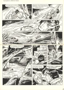 Planche noir et blanc, Yalek, Opération Nessy (T.11), Jacques Geron