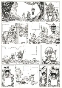Planche noir et blanc, Le Temps des cendres, Avant tout (T.1), Fabrice Meddour