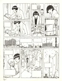 Black and white original page, La Malédiction de Zener, Le Clan des embaumeurs (T.2), Philippe Adamov