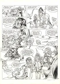Black and white original page, Atalante, Le Pacte (T.1),  Crisse