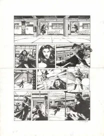 Planche noir et blanc, Lex, La Nouvelle lame (T.2), Stéphane Collignon