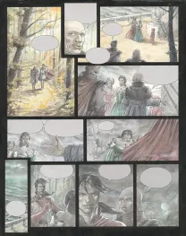 Planche couleur, Reflets d'écume, Naïade (T.1), Alberto Varanda