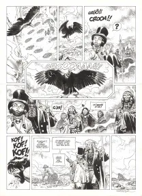 Planche noir et blanc, Undertaker, L'Indien blanc (T.5), Ralph Meyer