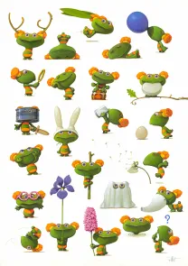 Colored illustration, Lulu Vroumette, L'Abécédaire Lulu Vroumette, Frédéric Pillot