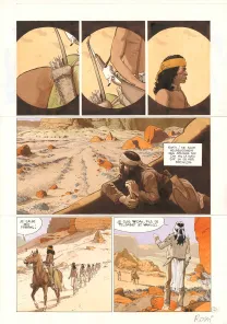 Planche couleur, Comanche Trail, Christian Rossi