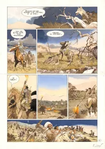 Planche couleur, Comanche Trail, Christian Rossi