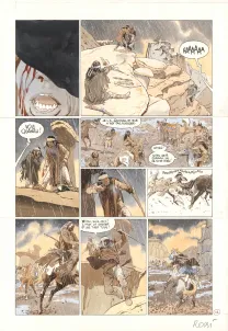 Planche couleur, Comanche Trail, Christian Rossi