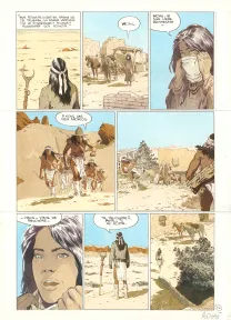 Planche couleur, Comanche Trail, Christian Rossi
