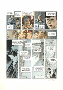 Colored original page, Cauchon... Ou l'homme qui tua Jeanne d'Arc, Joël Parnotte
