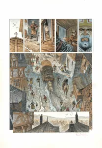 Planche couleur, Cauchon... Ou l'homme qui tua Jeanne d'Arc, Joël Parnotte