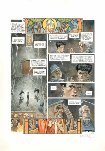 Planche couleur, Cauchon... Ou l'homme qui tua Jeanne d'Arc, Joël Parnotte