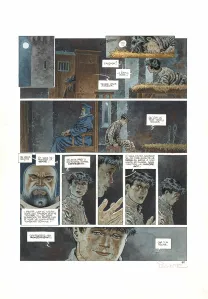 Colored original page, Cauchon... Ou l'homme qui tua Jeanne d'Arc, Joël Parnotte