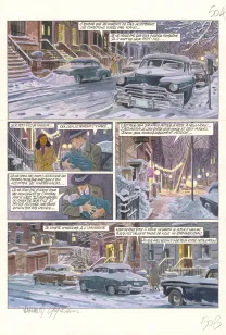 Colored original page, Purple Heart, Projet bluebird (T.2),  Warnauts et Raives