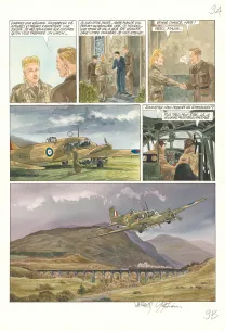 Colored original page, Ciel d'orages, Harvest Moons (T.2),  Warnauts et Raives