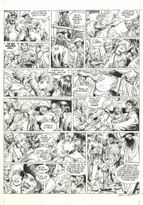Planche noir et blanc, Ann Bonny, la louve des Caraïbes, Livre II (T.2), Franck Bonnet