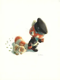 Illustration couleur, On a volé doudou !, Quentin Gréban