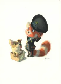 Colored illustration, On a volé doudou !, Quentin Gréban