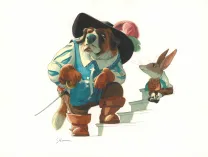 Illustration couleur, Les Mousquetaires de l'Ombre, Quentin Gréban
