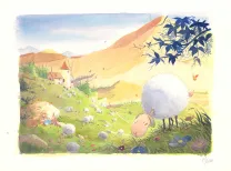 Illustration couleur, Edmond gros mouton, Vincent Mallié