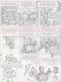 Sketch, Blake et Mortimer, Antoine Aubin