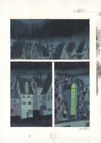 Planche couleur, Frankenstein, David Sala