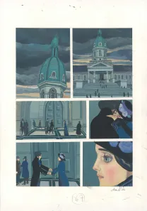 Planche couleur, Frankenstein, David Sala