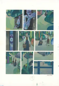 Planche couleur, Frankenstein, David Sala